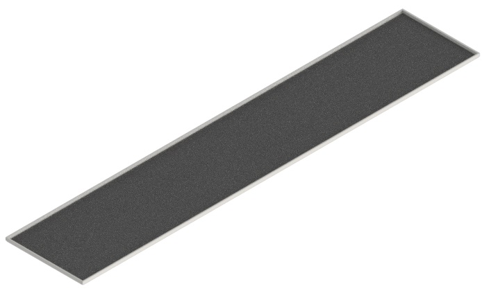 Produktbild UBK 201 053  -  Blind-Deckel zu UBK 200 mit Kante geschlossen, für 5mm Vertiefung
